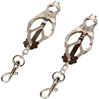 Babysbreath Adultos Parejas Flirting Juguetes Sexuales con Acero Inoxidable Nipple Clamps Pendant